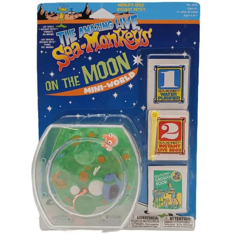 Vintage 2007 The Amazing Live Sea Monkeys On The Moon Mini World Kit Sealed NEW